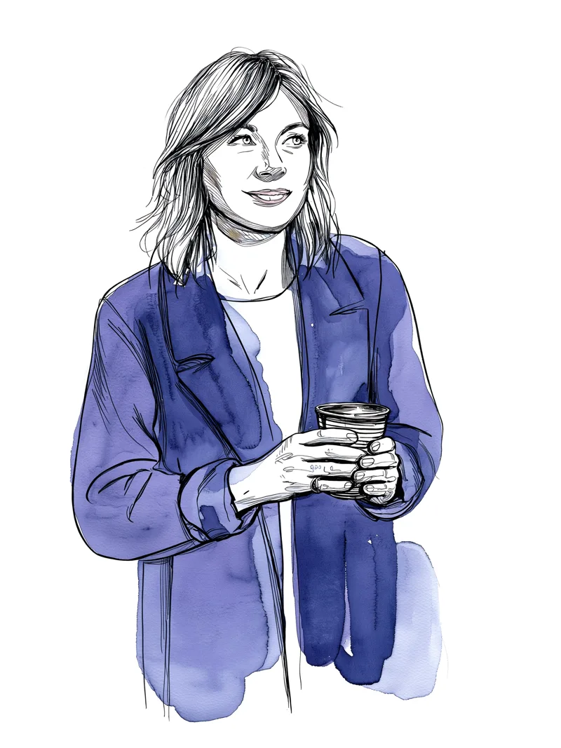 Watercolour portrait of a consumer archetype